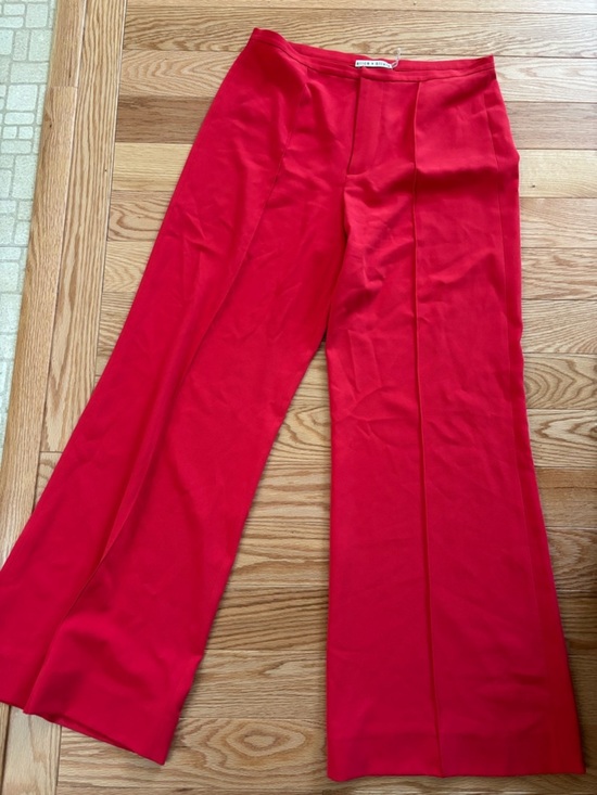Alice + Olivia Pants - Alice & Olivia Pleated Wide Leg Trousers